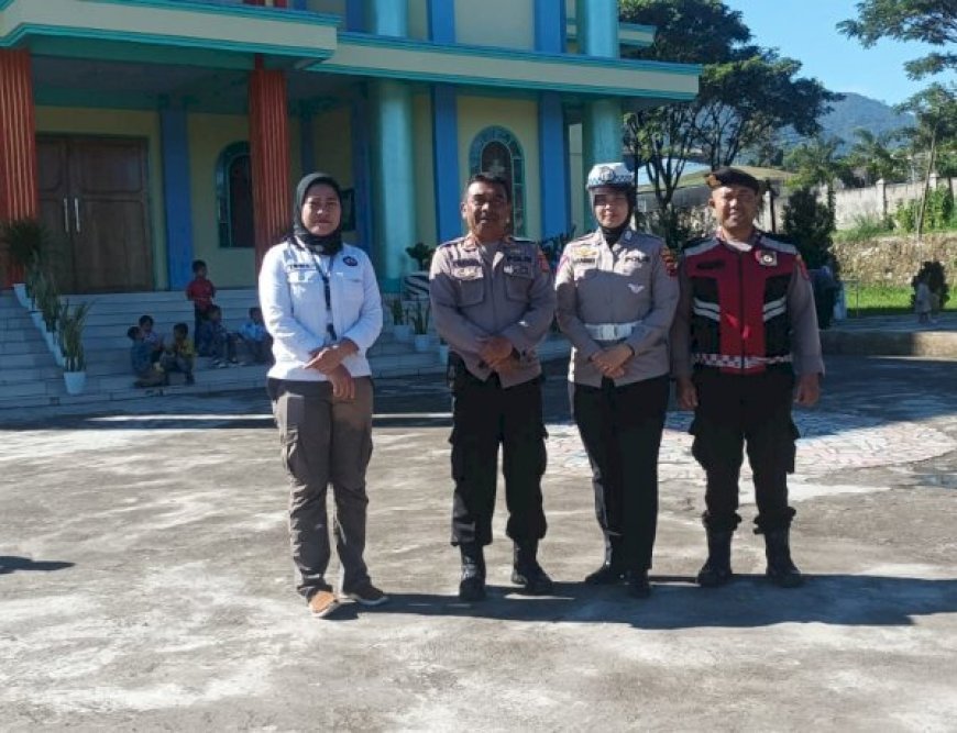 Polres Manggarai Terjunkan Personil Pengamanan Perayaan Kenaikan Isa Almasih di Ruteng