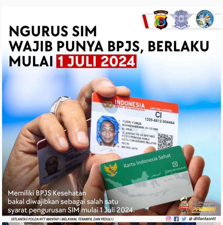 BPJS SEBAGAI SALAH SATU SYARAT PENGURUSAN SIM